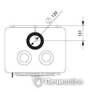 Отопительно-варочная печь Ferguss Magma cook side door в Краснодаре