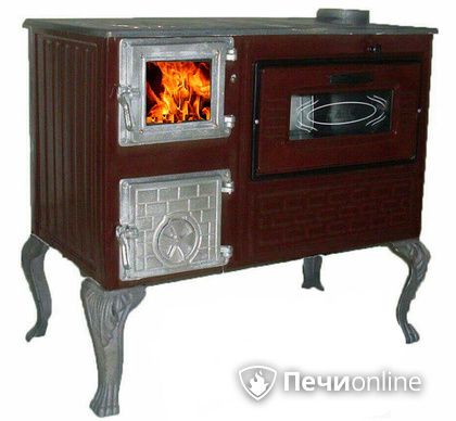 Отопительно-варочная печь МастерПечь ПВ-06 с духовым шкафом, 7.5 кВт в Краснодаре