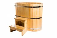  НКЗ Купель овальная из кедра 120 см*200 см*120 см, 4 см