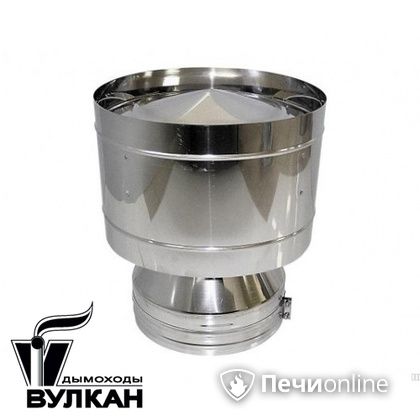 Дефлектор Вулкан DDH с изоляцией 100 мм D=104/304 нержавейка/оцинковка в Краснодаре